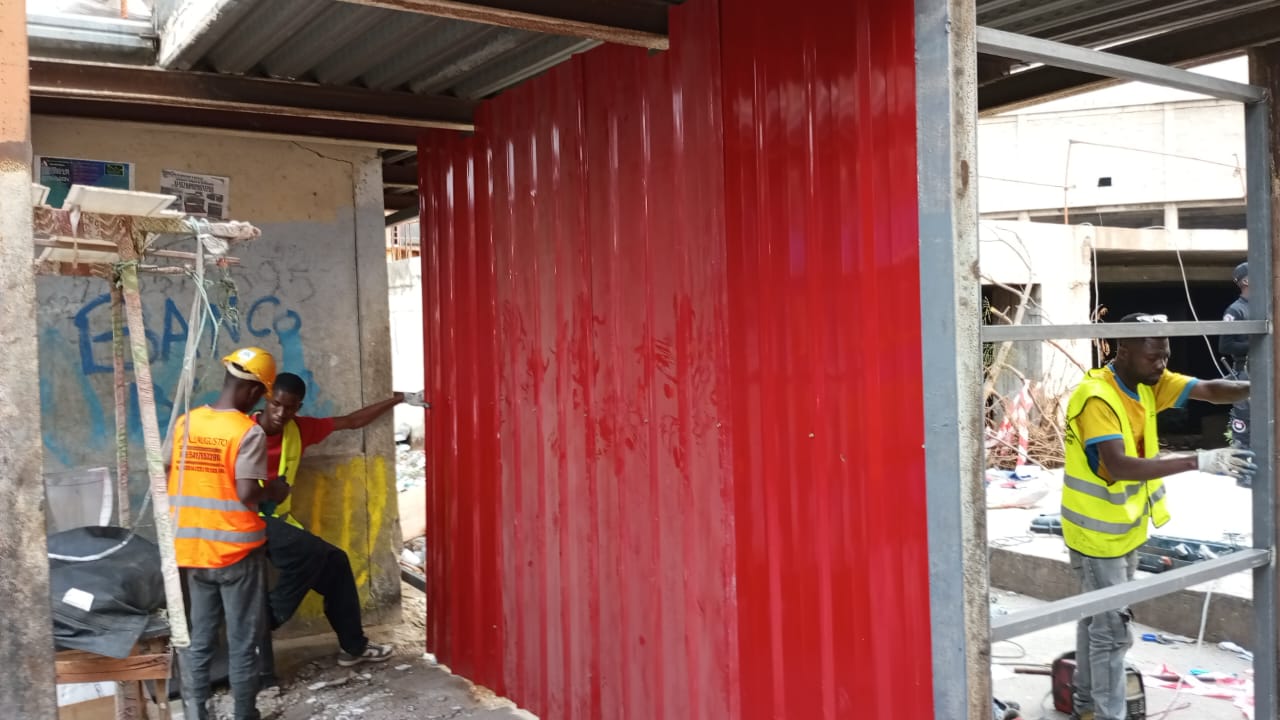 Preparação de perfis metálicos